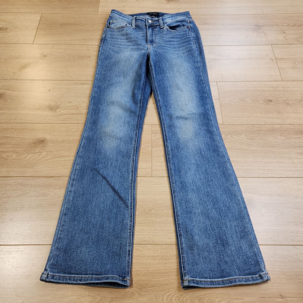 Judy Blue Bootcut Jeans Womens 5/27 Blue Mid Rise Stretch Denim JB82515MD